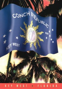 Postcard Conch Republic Micronation Tongue-in-Cheek Secession Key West Florida