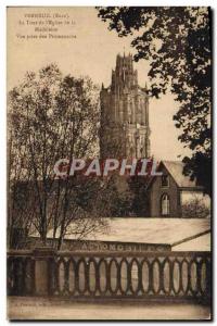 Old Postcard Vermeuil The Tower I & # 39Eglise De La Madeleine View taking walks