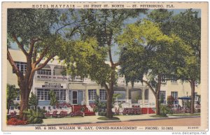 Hotel Mayfair, St Petersburg, Florida 1930-40s