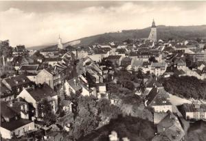 BG33926 schneeberg erzgeb blick zur stadt  real photo germany