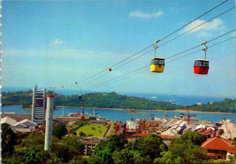 Singapore Cable Cars From Mount Faber To Sentosa