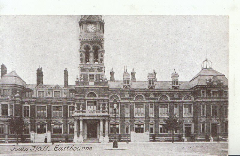 Sussex Postcard - Town Hall - Eastbourne - Ref 21046A