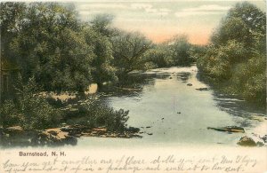 Postcard 1907 New Hampshire Barnstead Waterfront Richardson undivided 24-17