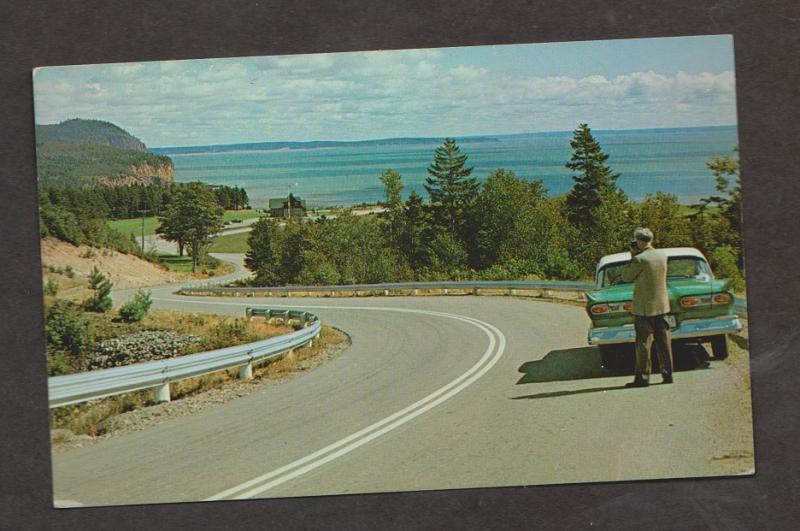 View From Highway Through Fundy National Park, NB - Used 1950s