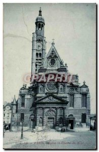 Paris Postcard Ancient Church St Etienne du Mont