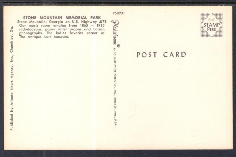 Auto Museum,Stone Mountain Memrorial Park,Stone Mountain,GA BIN