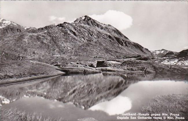 Switzerland Gothard Hospiz gegen Monte Prosa 1956 Photo