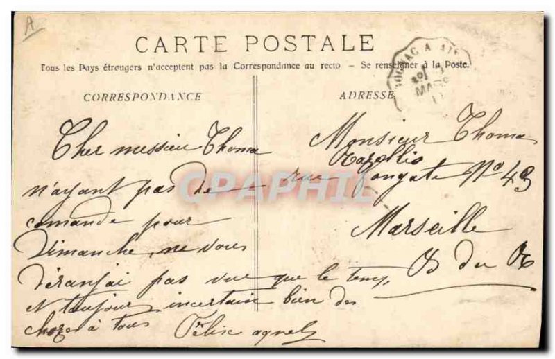 Old Postcard Roquefavour The Arrival at Arquier