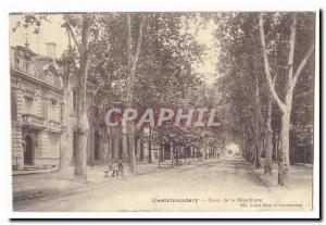 Castelnaudry Postcard Old Course of the Republic