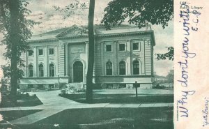 Vintage Postcard 1906 County Public Library Building Schenectady New York NY
