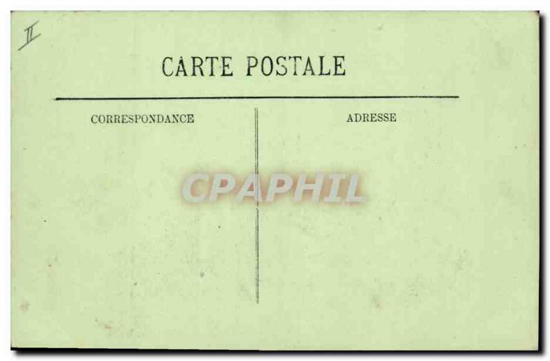 Old Postcard Bank Caisse d & # 39Epargne and Hotel de Ville Rive de Gier