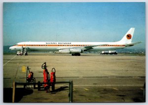 Airplane Postcard Seychelles International Airlines Douglas DC-8 SRS63 EC11