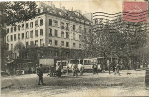 PC FRANCE, PARIS, CARREFOUR DES QUATRE-ARRONDISSEMENT, Vintage Postcard (b31539)