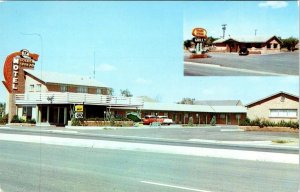 Groom, TX Texas  GOLDEN SPREAD MOTEL & GRILL Route 66 ROADSIDE ca1950's Postcard