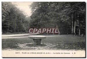 Postcard Old Drill isle Adam (S - -O0 cassan the table