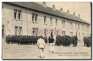 Old Postcard Army Camp Valdahon Depart for shooting