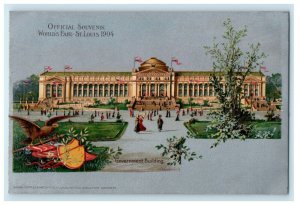 c1905 Government Building World's Fair St. Louis Official Souvenir Postcard