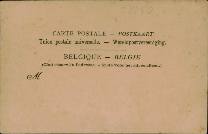 B576 Belgium Durbuy panorama 1900s