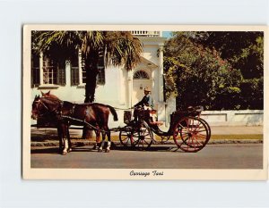 Postcard Carriage Taxi, Charleston, South Carolina