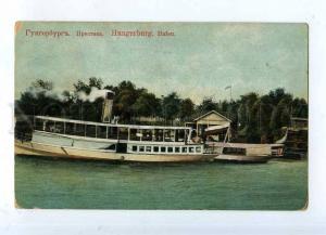 204450 ESTONIA Gungerburg Pier RPPC Ust -Narva 1912 old