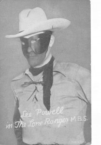 Lee Powell The Lone Ranger MBS Cowboy Vintage Arcade Card AA74555