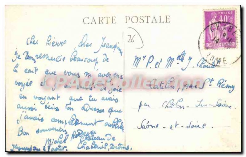 Old Postcard Chabeuil Le Pre Des Dames