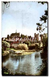 Postcard Modern Montreuil Bellay M and L Chateau