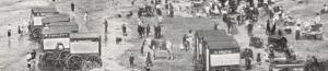 BLACKPOOL LANCASHIRE UK VIEW FROM CENTRAL PIER POSTCARD 1910s FERRIS WHEEL