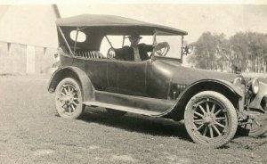 C.1910 RPPC Albert Kidd & His Buick Centralia, IL Postcard P165 