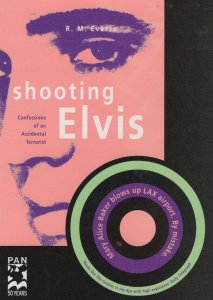 MS Eversz Shooting Elvis Terrorist Book Launch Advertising Postcard