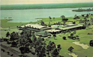 Port St Lucie-Stuart-Ft Pierce Florida~Country Club Resort~Bird's Eye View~1950s