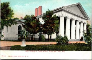 Vtg 1900s Custis Lee Mansion Robert E Memorial Arlington Virginia VA Postcard
