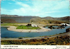 Idaho View Of The Lucky Peak Dam