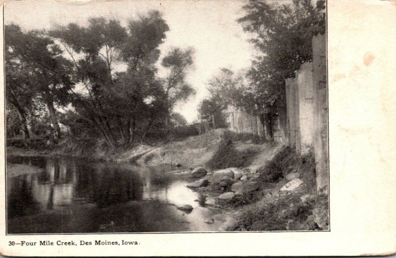 Iowa Des Moines Four Mile Creek