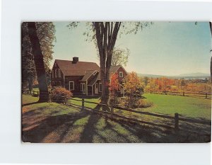 Postcard Nathaniel Hawthorne Cottage Tanglewood In The Berkshires Lenox MA USA