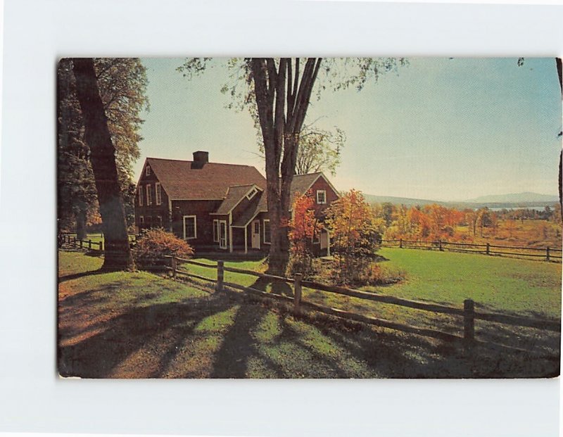 Postcard Nathaniel Hawthorne Cottage Tanglewood In The Berkshires Lenox MA USA