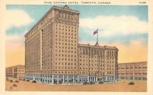 TORONTO, Ontario Canada    KING EDWARD HOTEL & Street View     Postcard