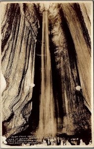 c1900 LOOKOUT MOUNTAIN TN CHATTANOOGA RUBY FALLS REAL PHOTO POSTCARD 17-73 