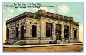 New Post Office Building Ann Arrbor Michigan MI UNP DB Postcard P18