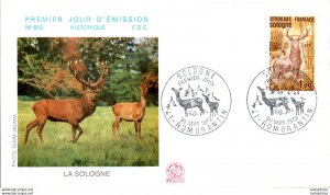 FDC France La Sologne Romorantin 1972