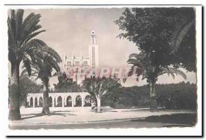 Morocco Casablanca Postcard Ancient Church of the Sacred Heart