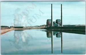 c1970s Billings, MT Yellowstone River Water Treatment Plant Clean Postcard A178