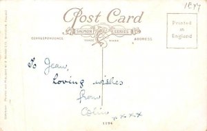 J Salmon Publisher Artist Louis Wain writing on back 