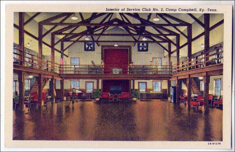 Interior Service Club, Camp Campbell KY