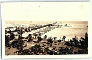 1905-09 Million Dollar Pier St Petersburg Florida Postcard Rppc Real Photo Cars