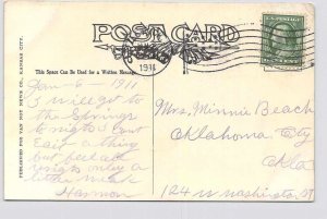 PPC POSTCARD ARKANSAS IRON MOUNTAIN UNION DEPOT LITTLE ROCK 1911