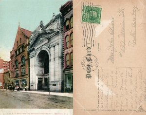 TRENTON N.J. Y.M.C.A. & SAVING FUND SOCIETY 1909 ANTIQUE POSTCARD