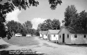 Michigamme Michigan Presbyterian Camp Cabins Real Photo Antique Postcard K68751