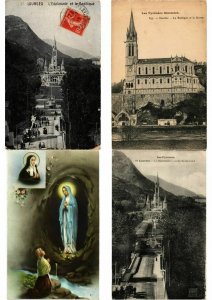 LOURDES FRANCE CATHOLIC RELIGION 39 CPA Pre-1940 (L2313)