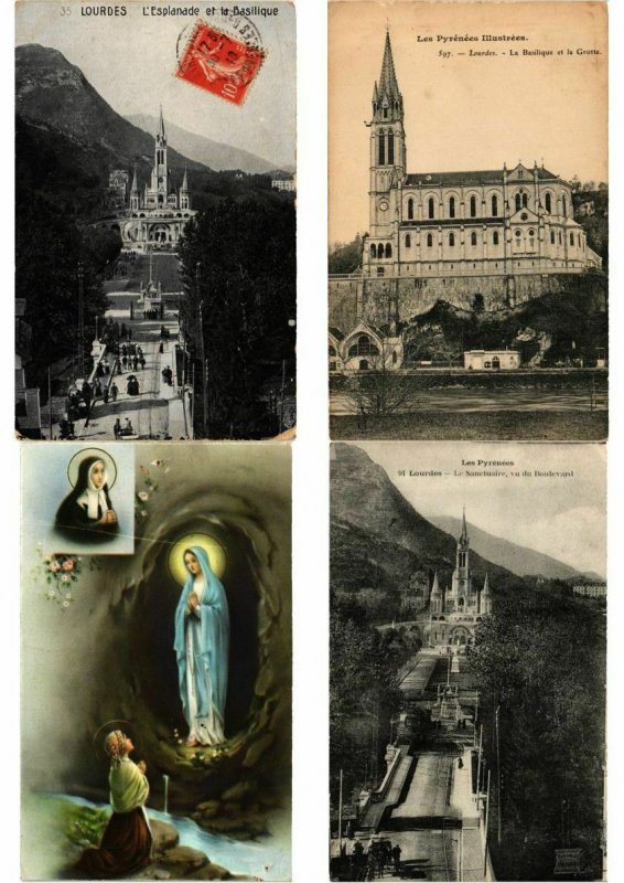 LOURDES FRANCE CATHOLIC RELIGION 39 CPA Pre-1940 (L2313)